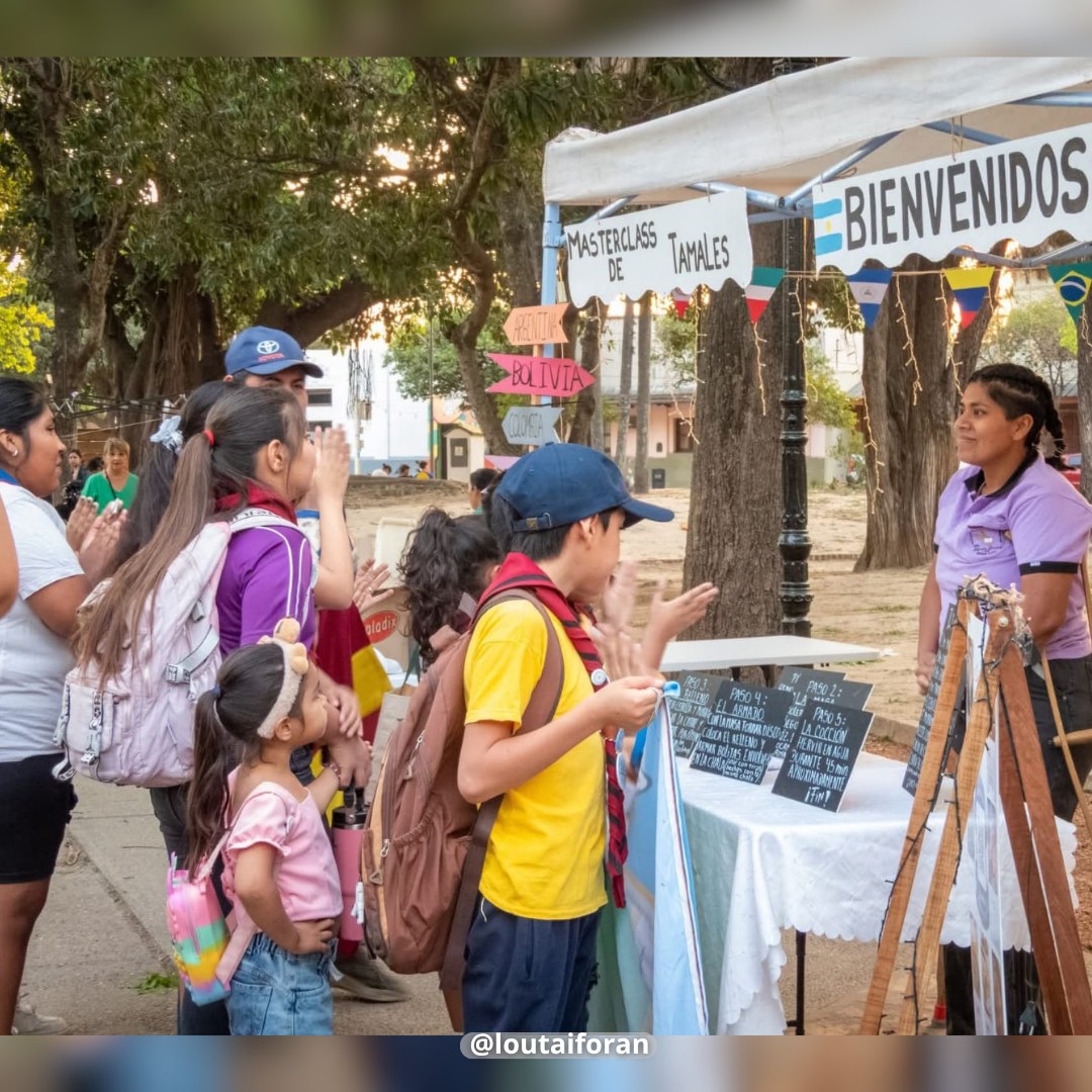 Interacción con el público durante el evento.